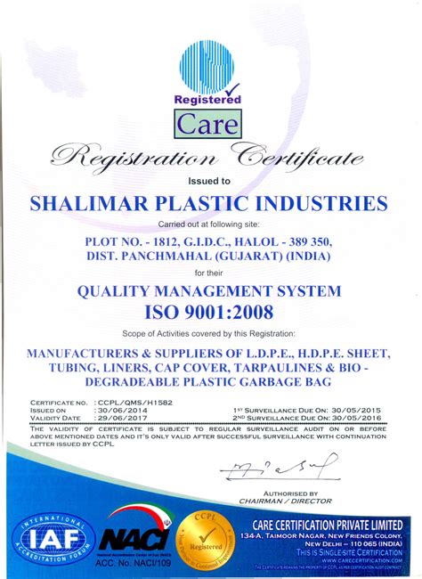 Shalimar Plastic Industries.